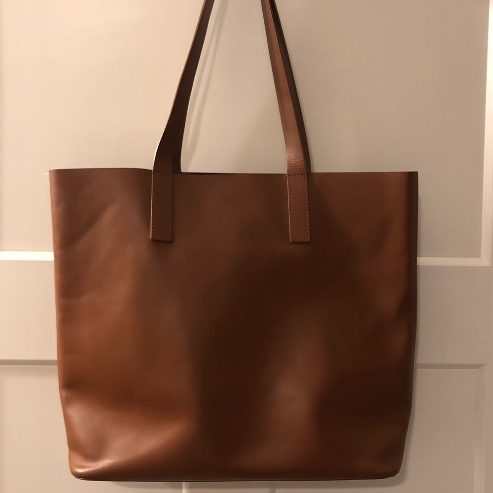 Everlane Leather The Day Square Tote